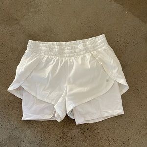 Athleta Womens Racer Run 2 in 1 Short